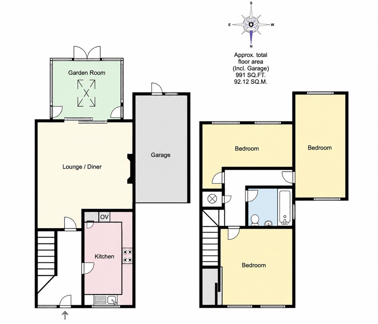 100, Golding Thoroughfare, Chelmsford floorplan