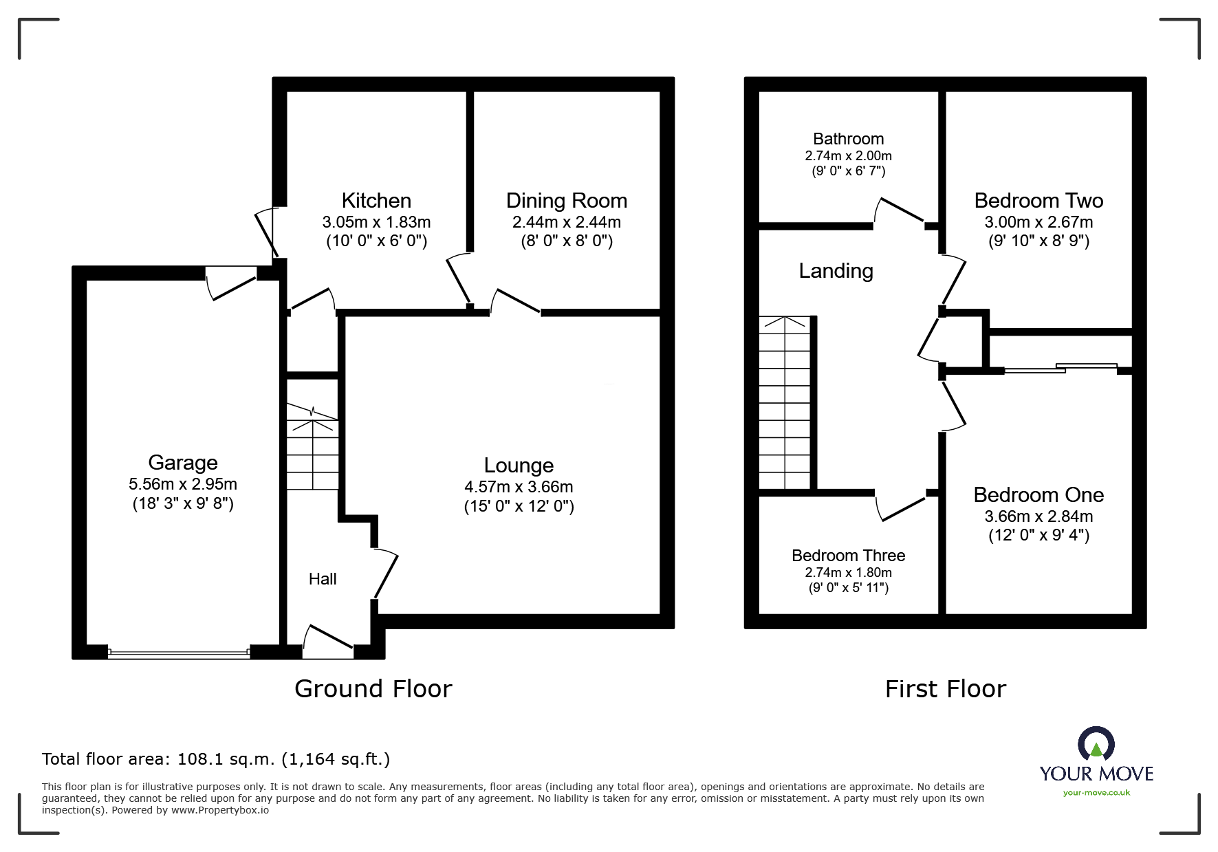 62, Mercia Drive, Wolverhampton floorplan