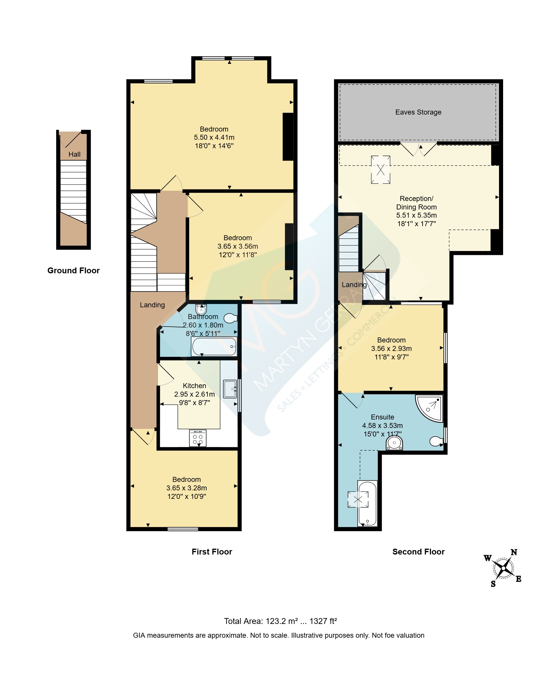 Flat B, 4, Stanley Road, London floorplan