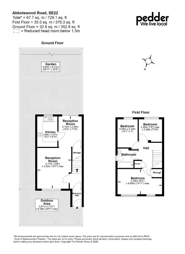 9, Abbotswood Road, London floorplan