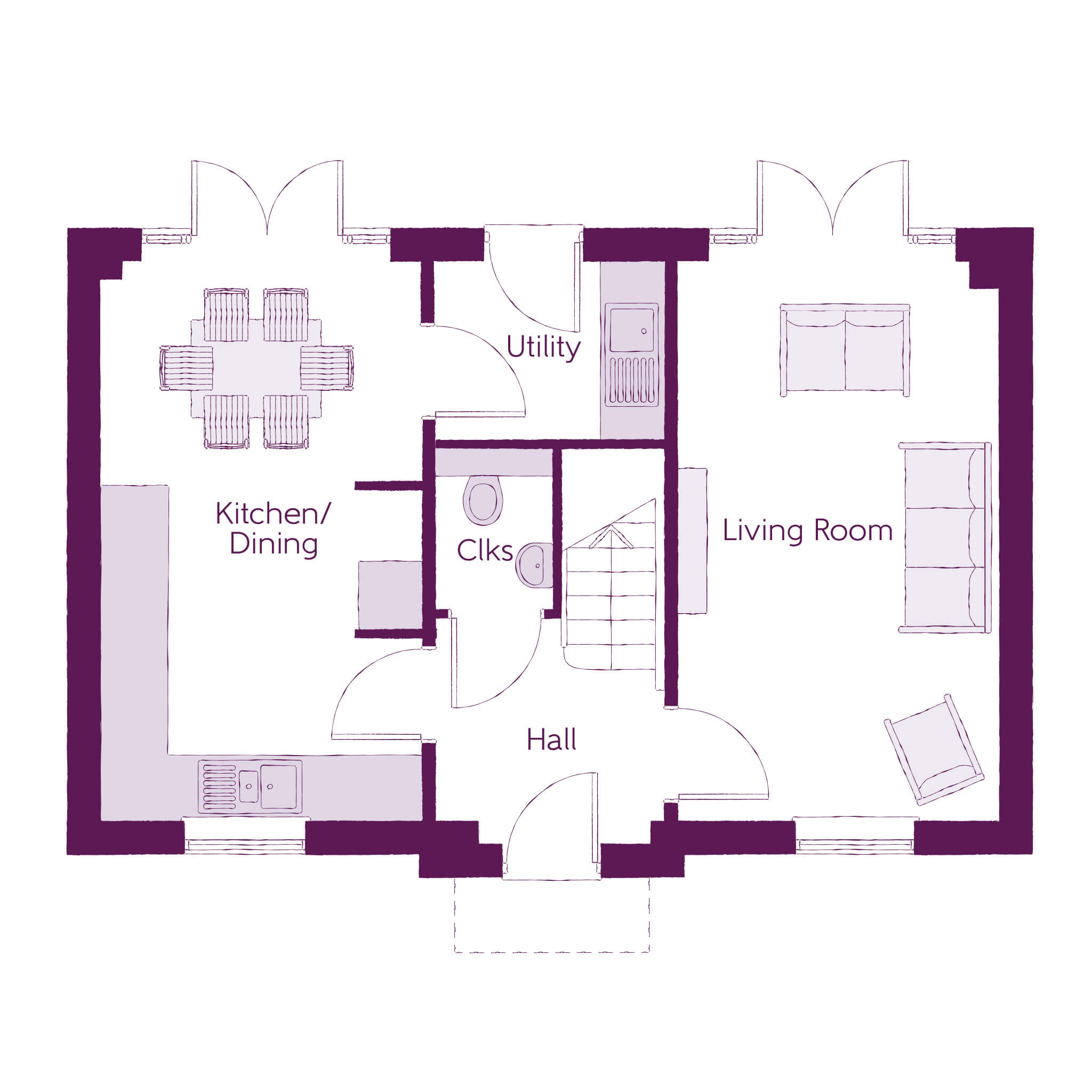 16, Kennett Garden Village, Newmarket floorplan