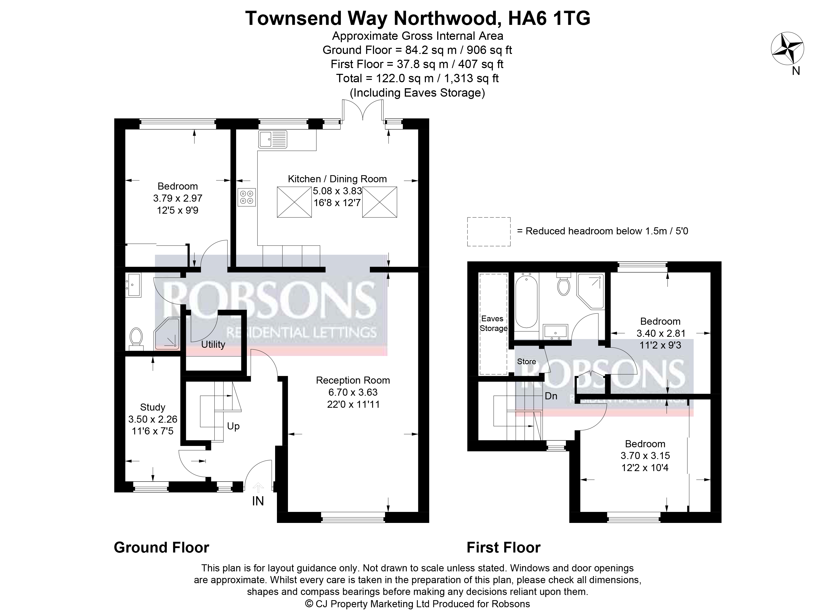 29, Townsend Way, Northwood floorplan