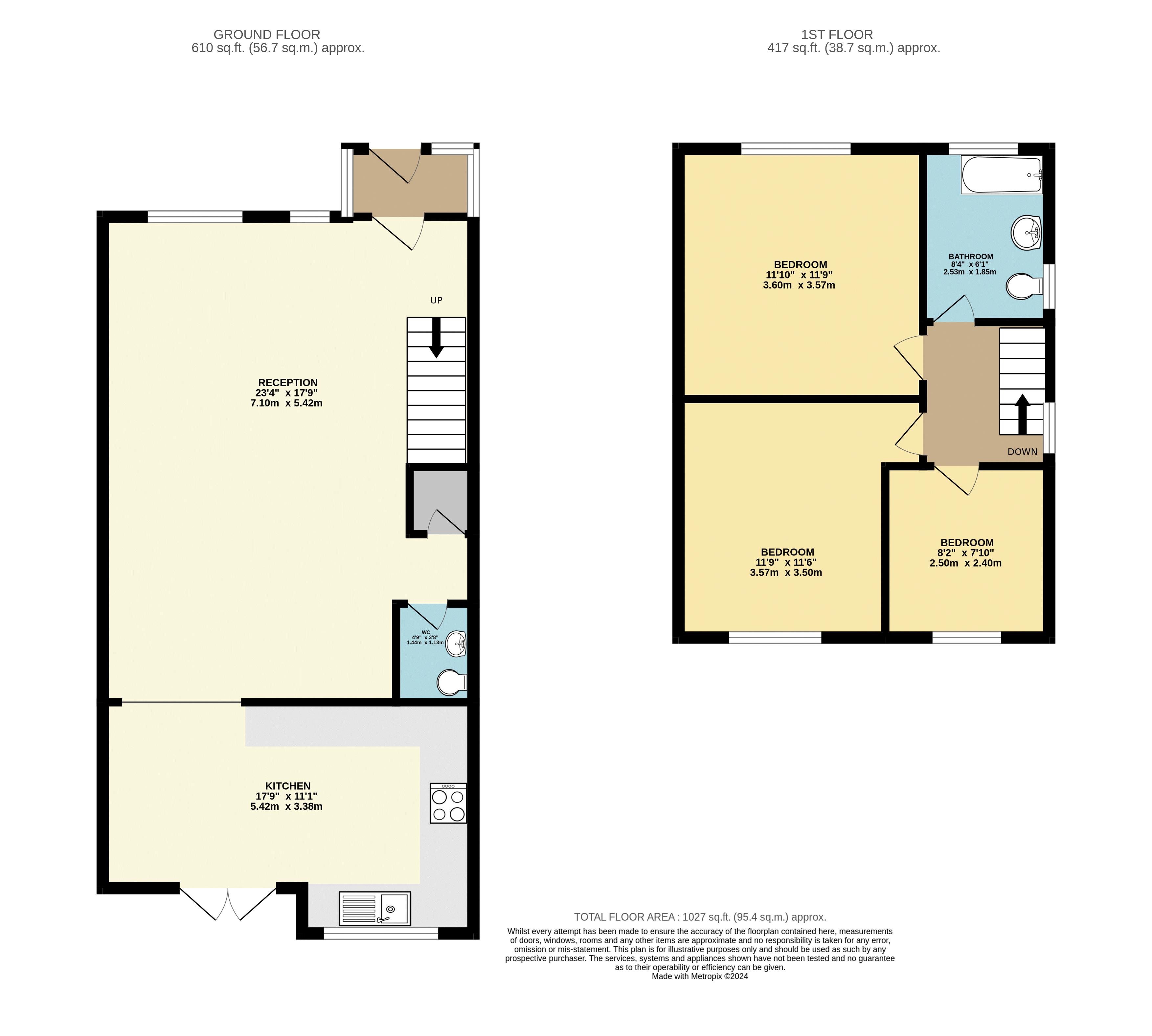 Weald Rise, Harrow floorplan