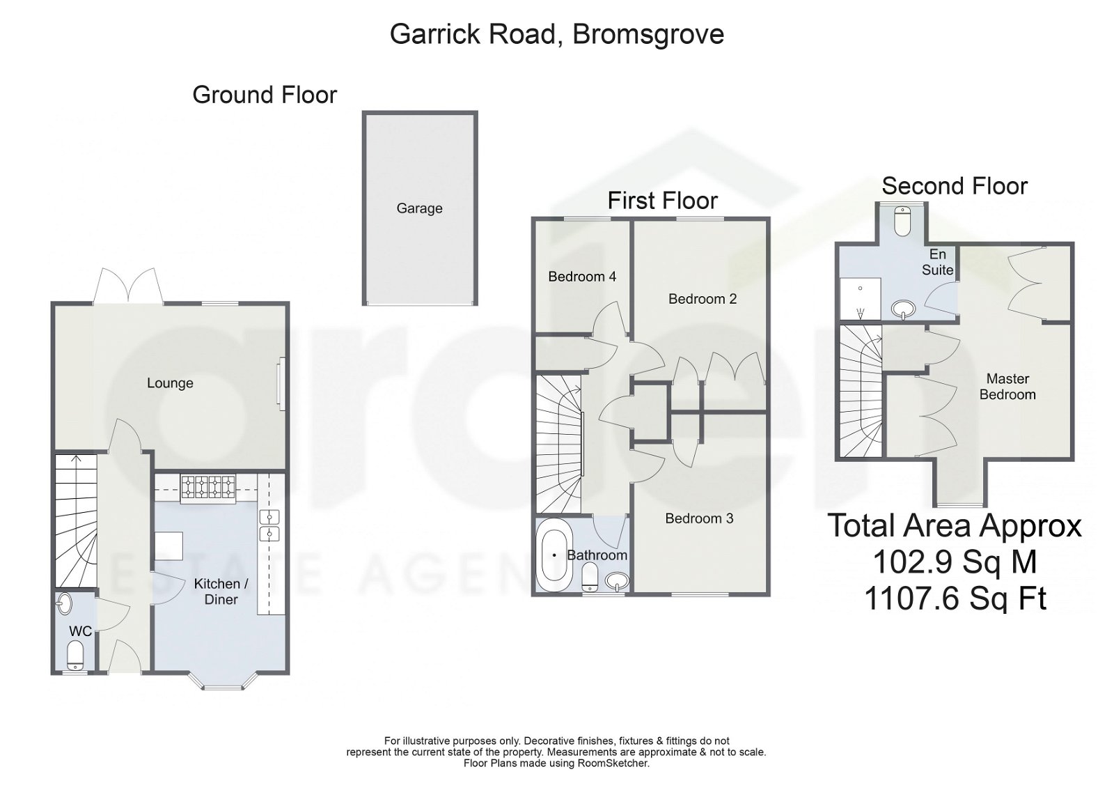 Garrick Road, The Oakalls, Bromsgrove B60, 4 bedroom end terrace house