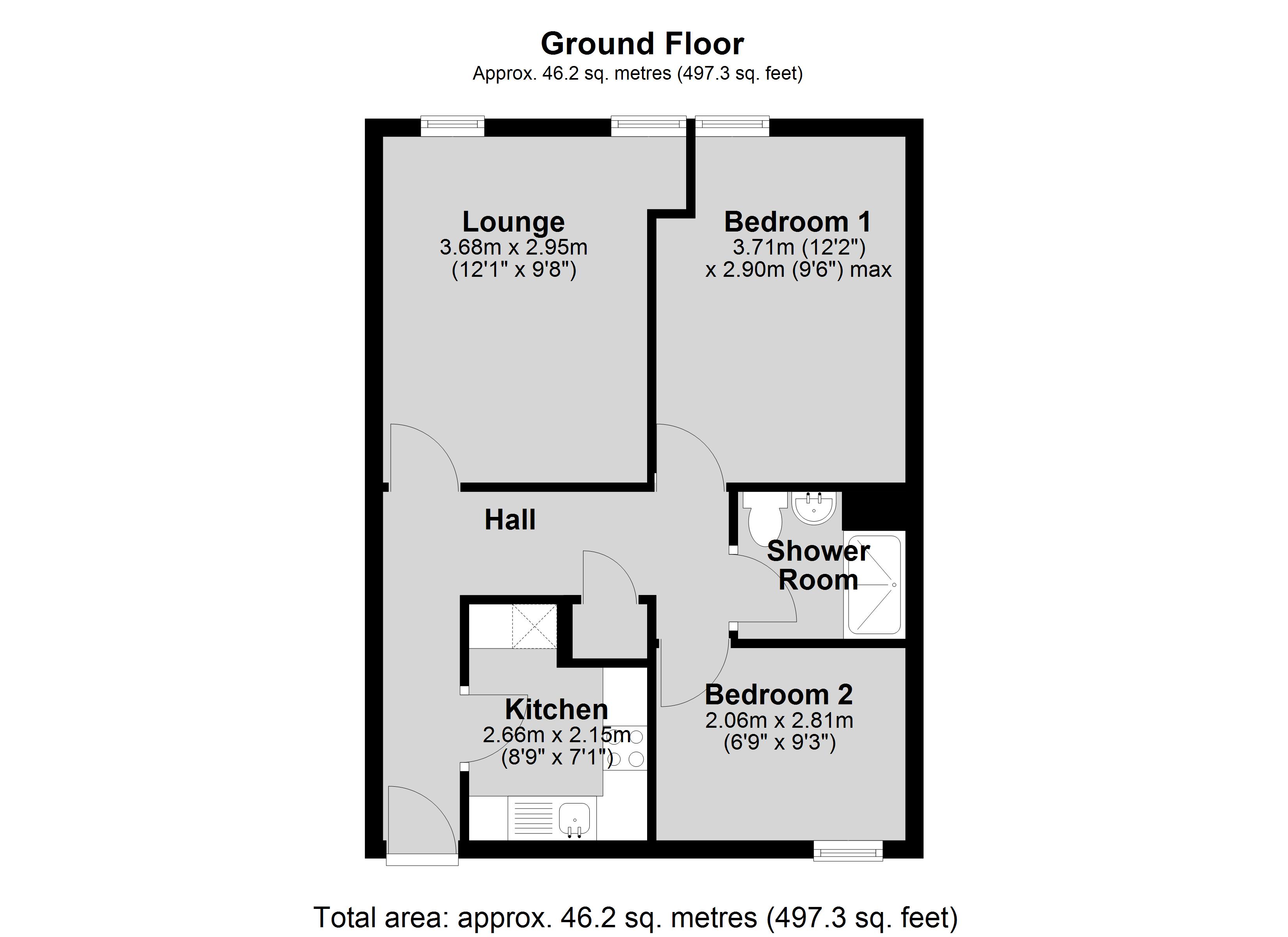 12 Grantavon House, Brayford Wharf East, Lincoln floorplan