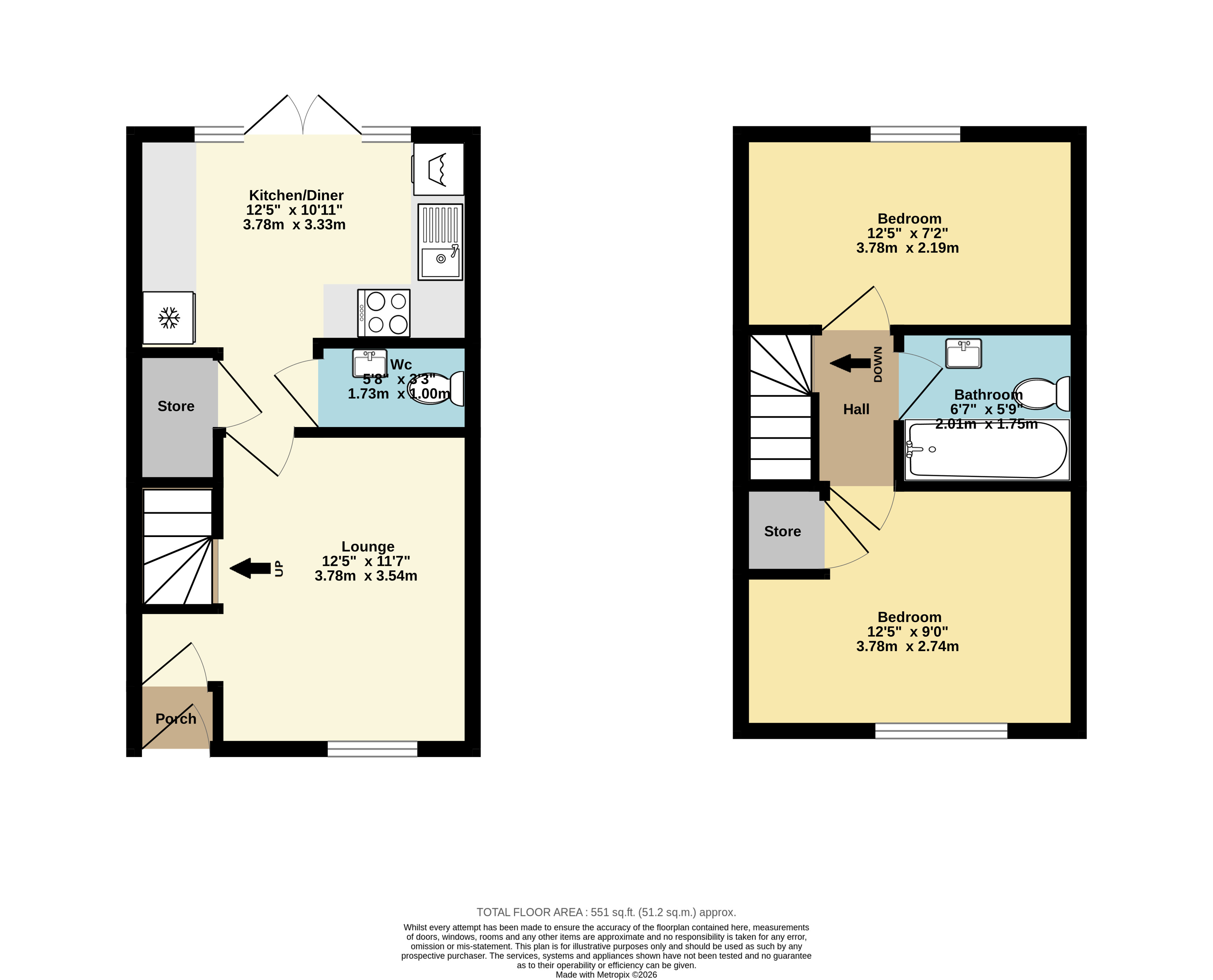 5, Easington Place, Canterbury floorplan