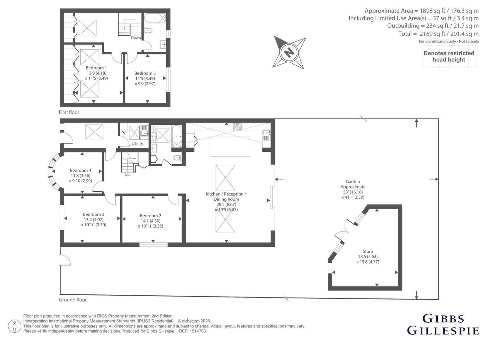 41, Islip Gardens, Northolt floorplan