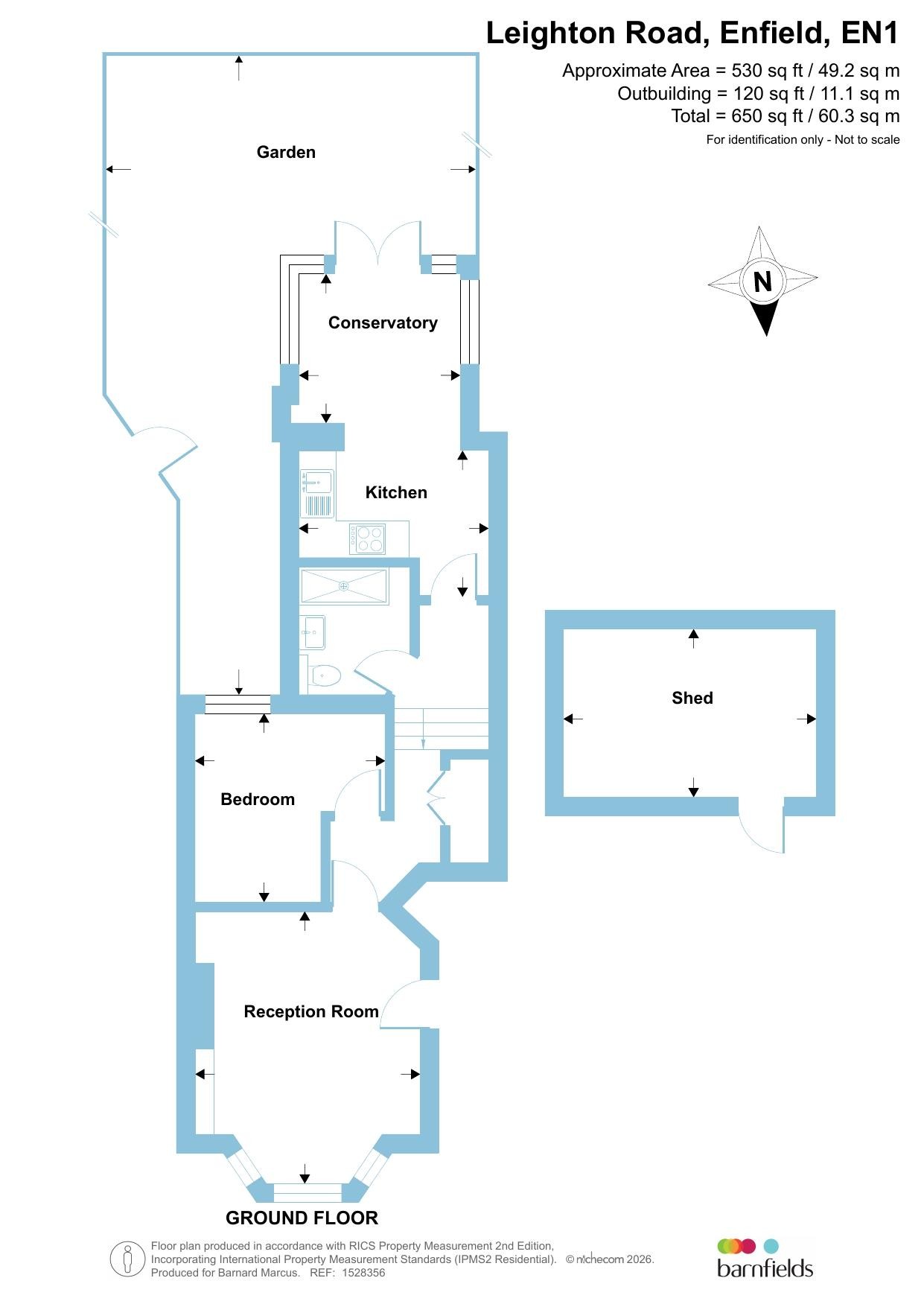 25a, Leighton Road, Enfield floorplan