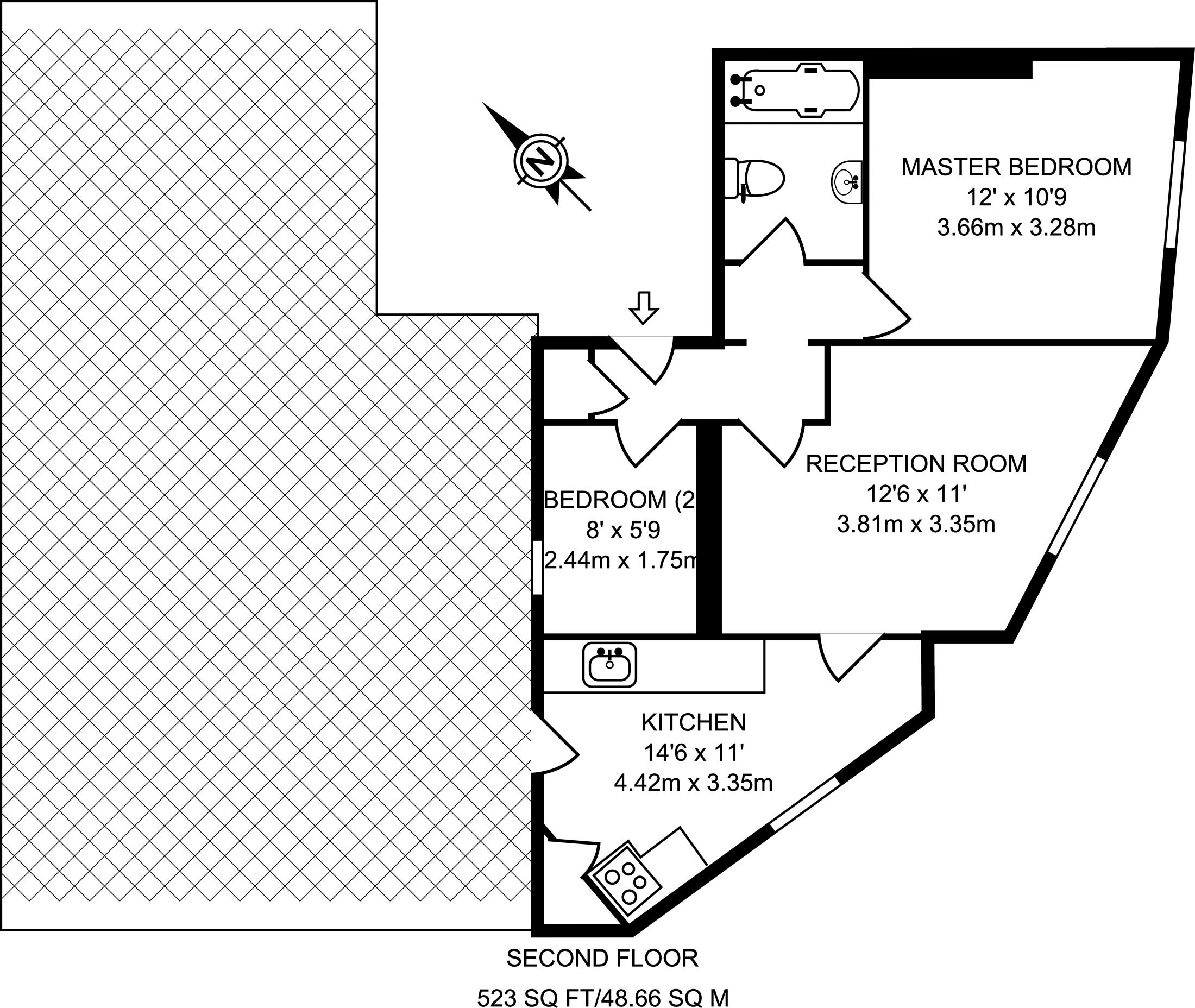 1 Bedrooms Flat to rent in Holloway, Holloway N7