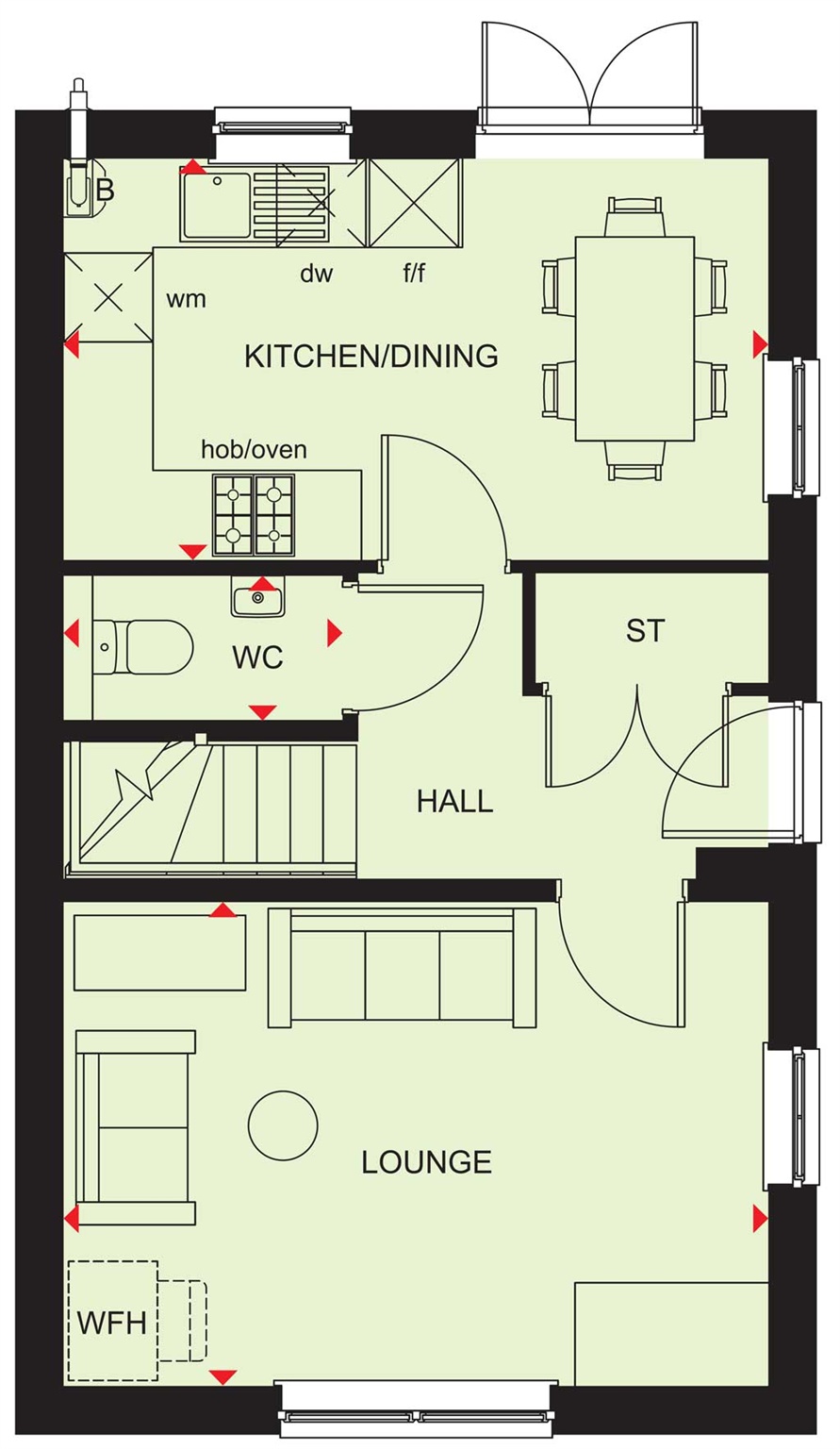 Plot 324, Moresby, Pickford Green Lane, Coventry floorplan