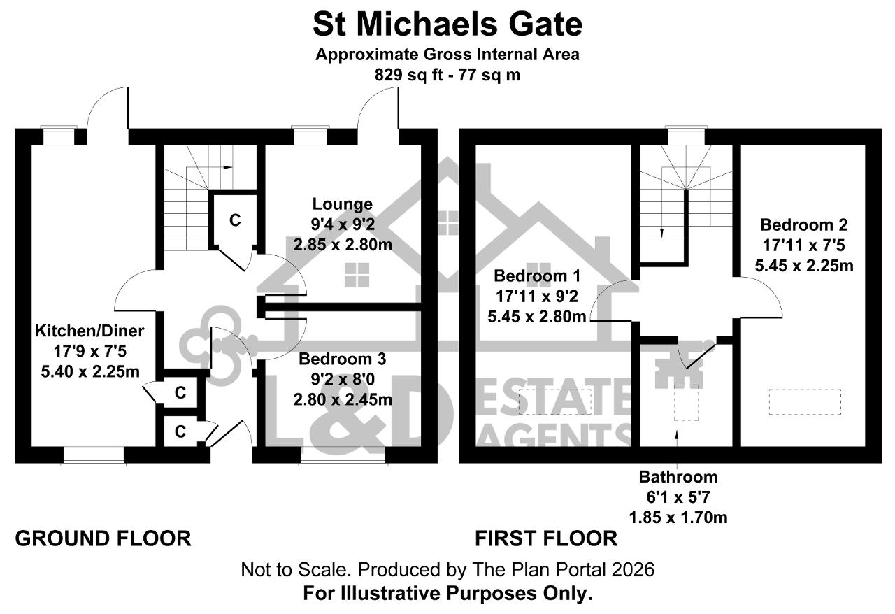 46, St Michaels Gate, Peterborough floorplan
