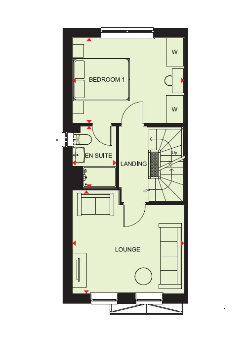 H8177287, Ada Wright Way, Wigston, Leicester floorplan