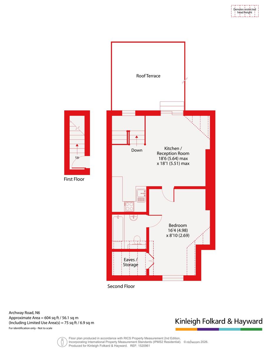 3, 439, Archway Road, Highgate floorplan