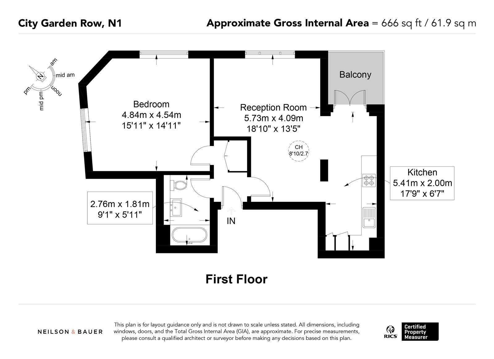 Flat 2, 77, City Garden Row, London floorplan