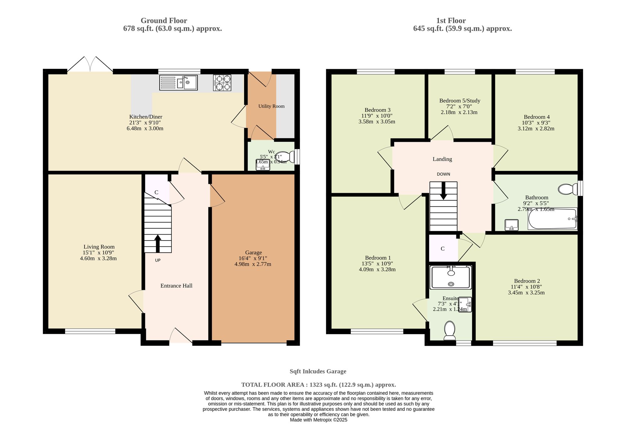 6 Nickerson Close, Great Yarmouth floorplan
