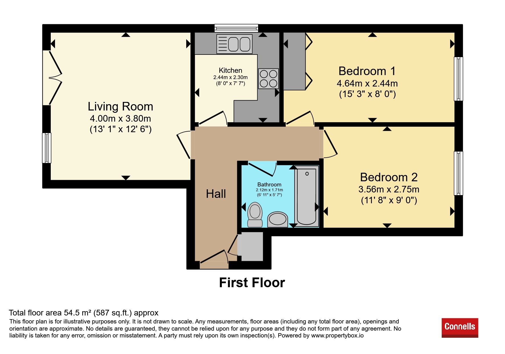 10, Oaklands House, 237, Hursley Road, Eastleigh floorplan