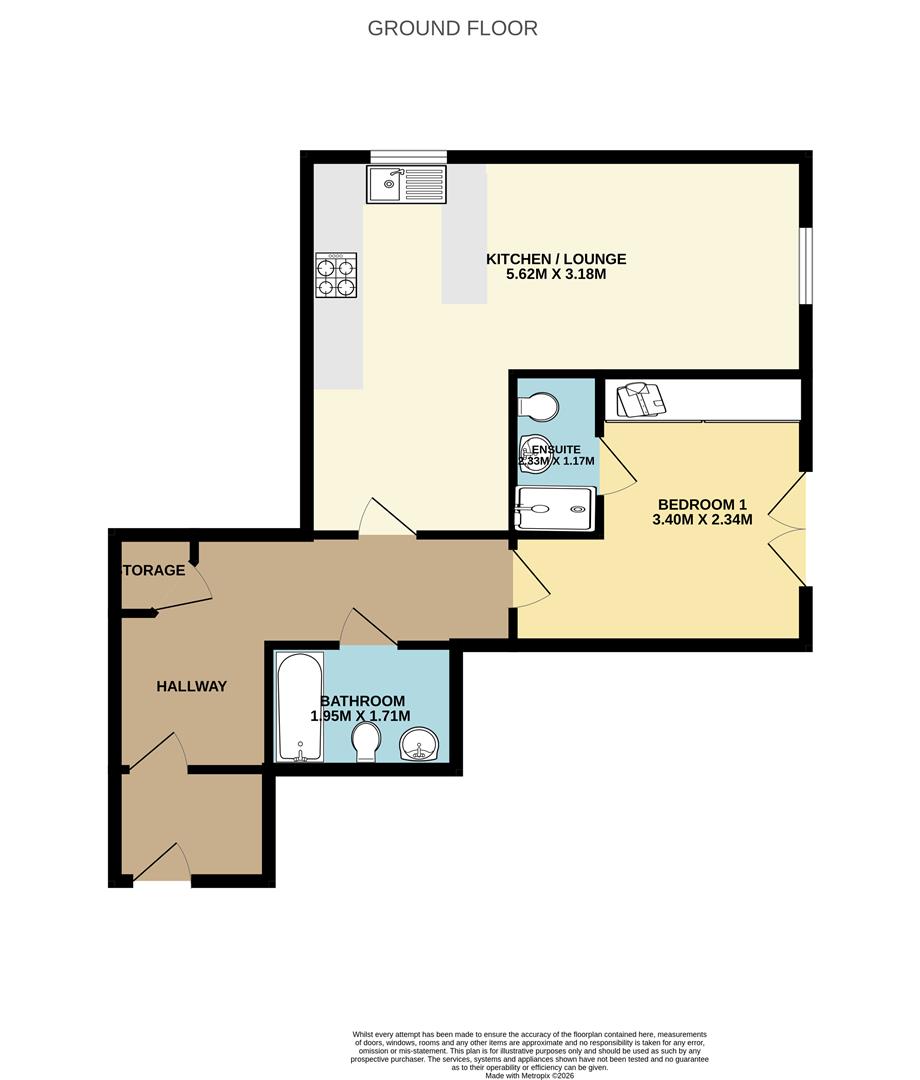 36 Harvard Court, Goodwill Road, Newark floorplan