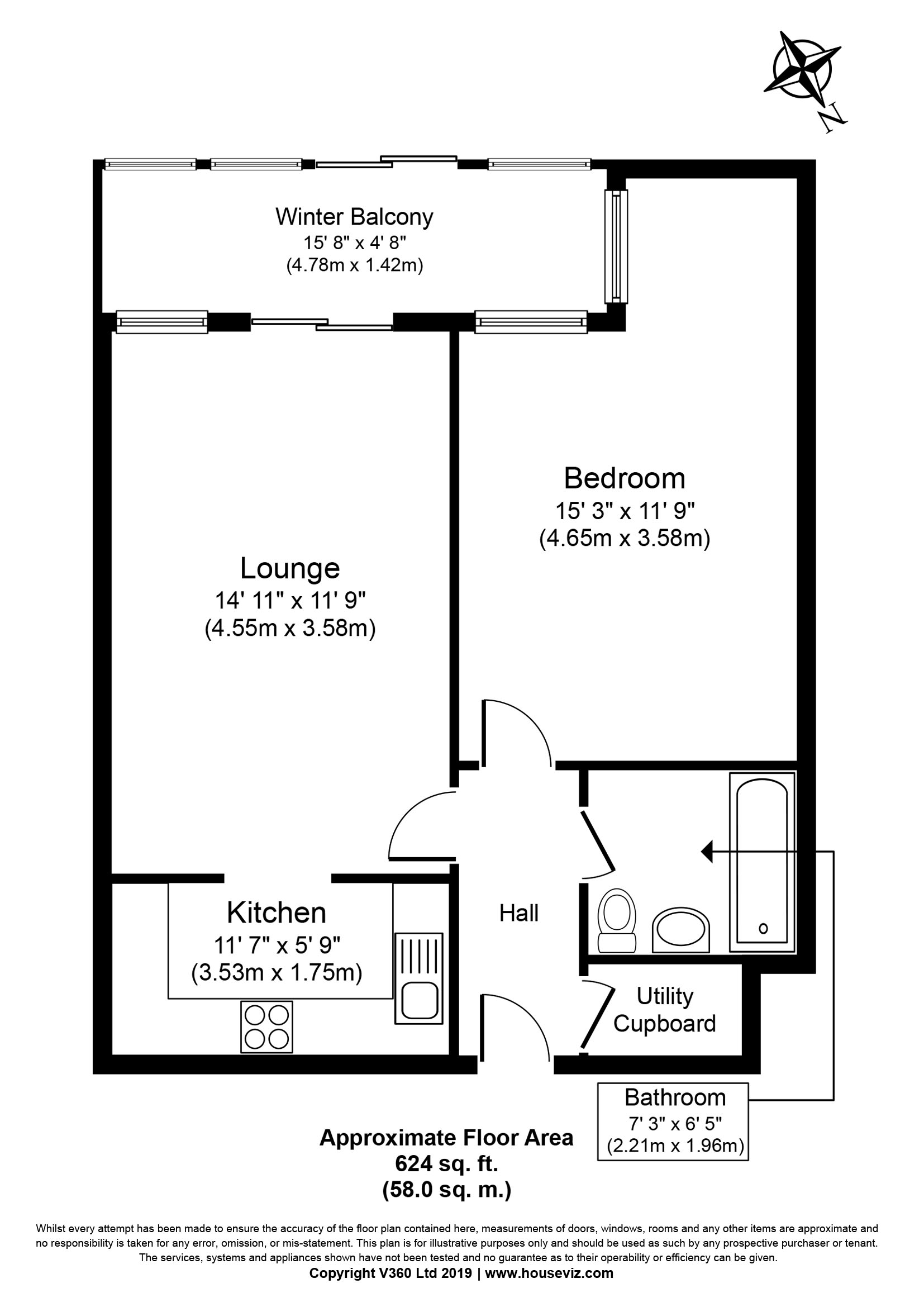 1 Bedrooms Flat for sale in Ealing Road, Brentford TW8