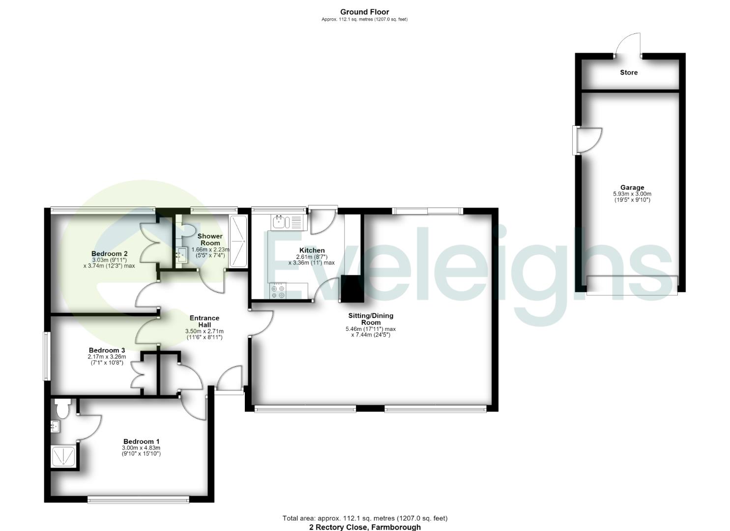 2, Rectory Close, Bath floorplan
