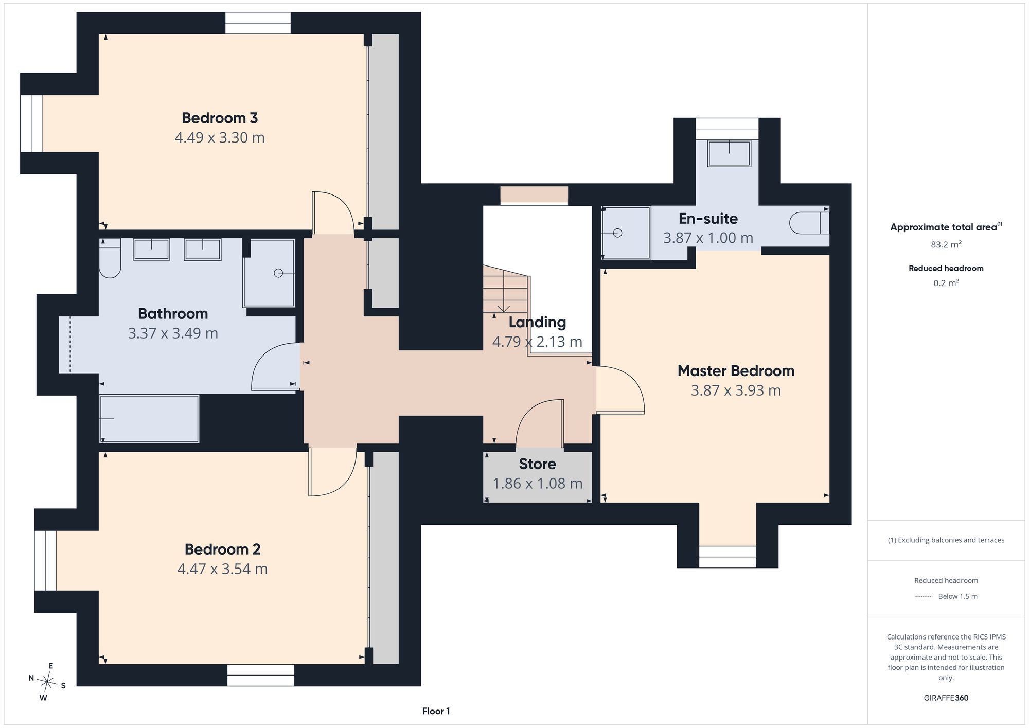 Faber Lodge, Alford floorplan