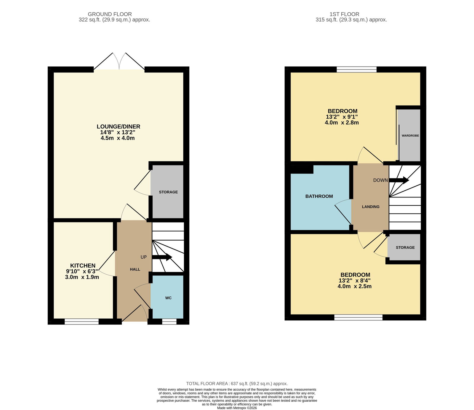 6, Rideau Road, Stratford-upon-avon floorplan