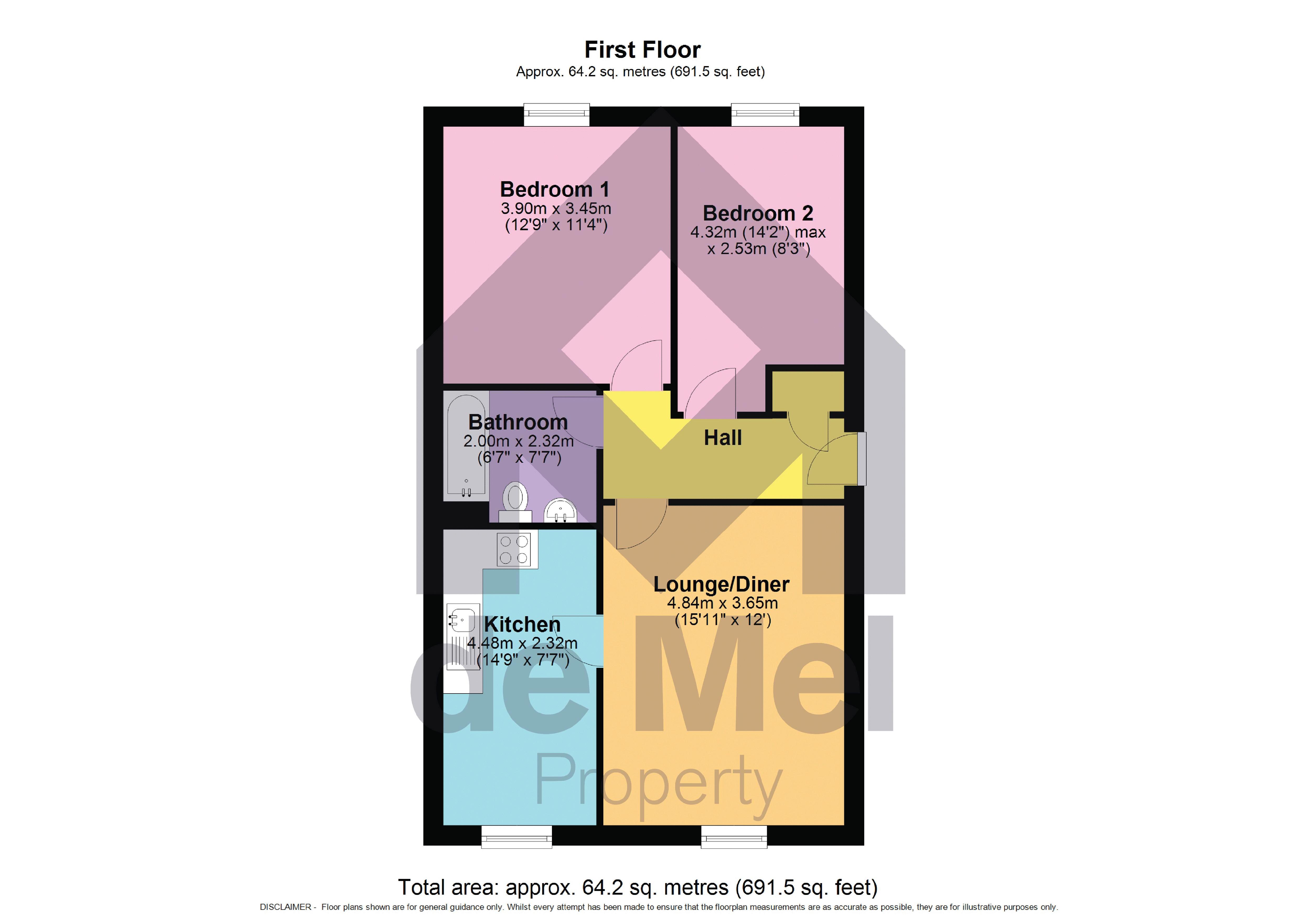 2 Maxwell Place, Church Road, Cheltenham floorplan