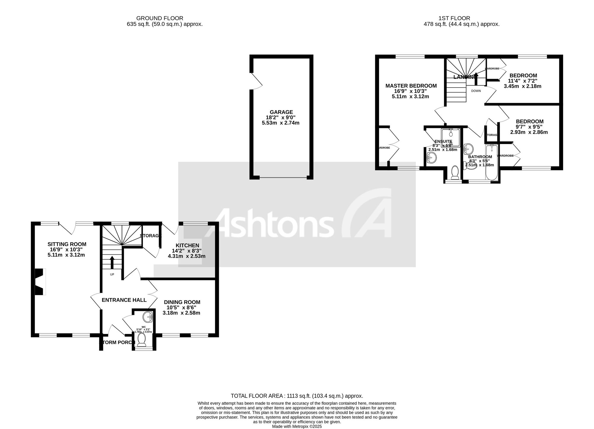 67 Hadleigh Close, Warrington floorplan