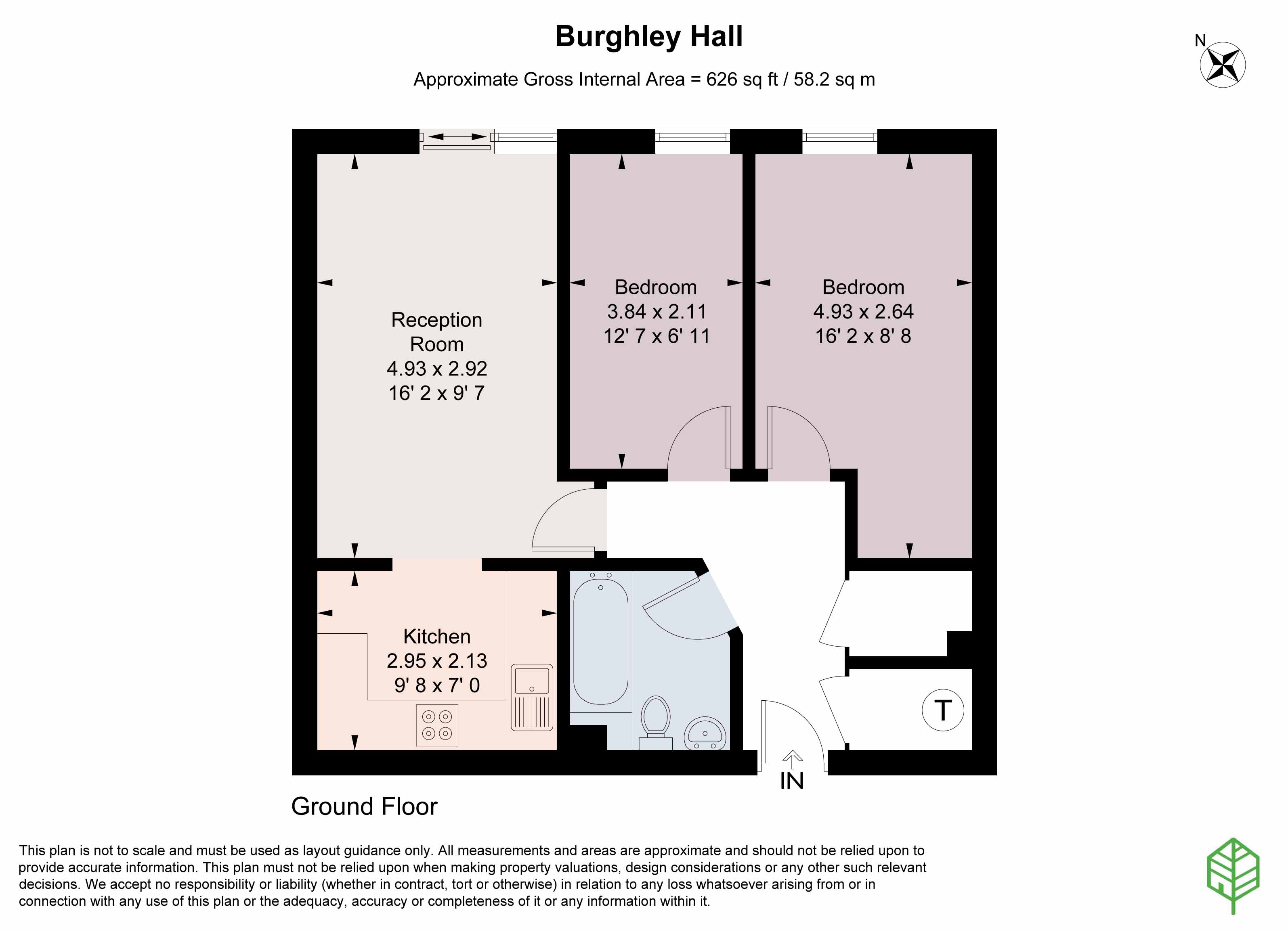 5, Burghley Hall Close, London floorplan