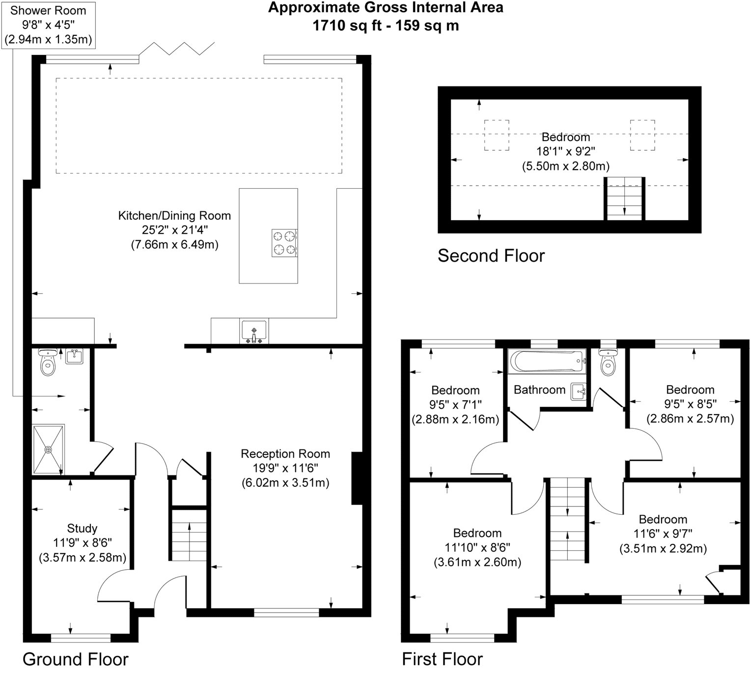 Court Lane, Tonbridge floorplan
