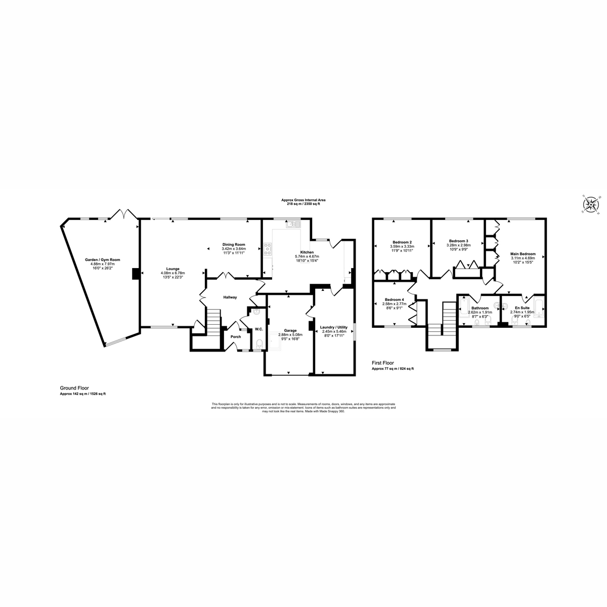 10, Medina Way, Christchurch floorplan