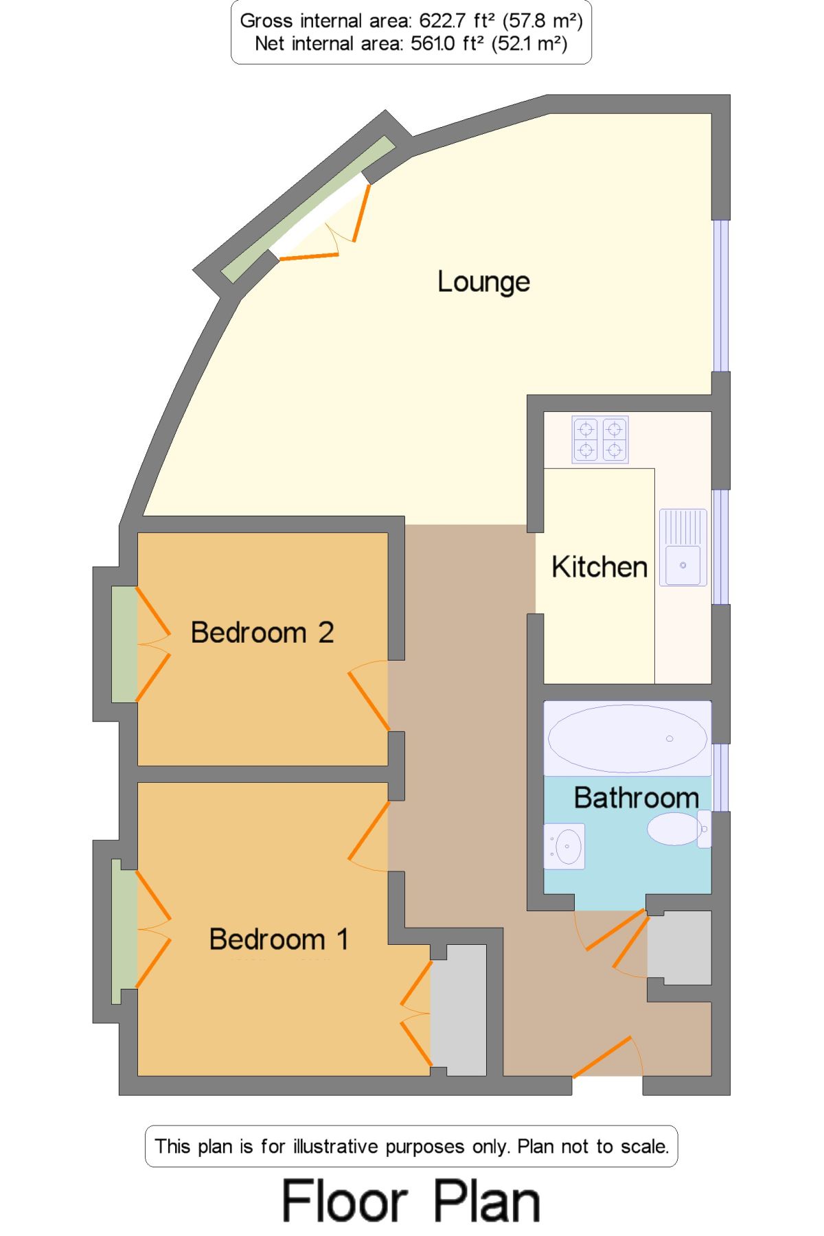 2 Bedrooms Flat for sale in Barham Mews, Teston, Maidstone ME18