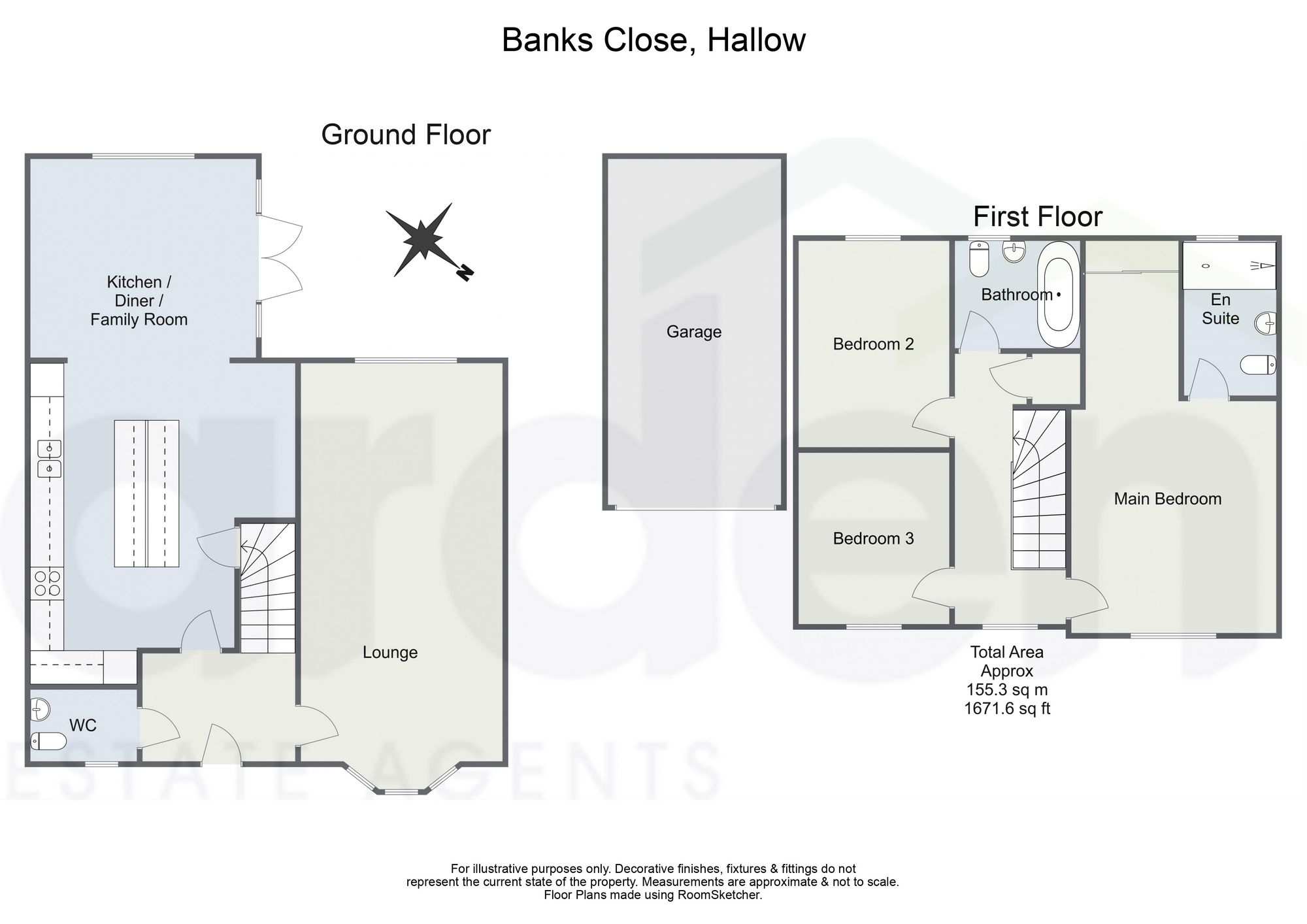 10 Banks Close, Worcester floorplan