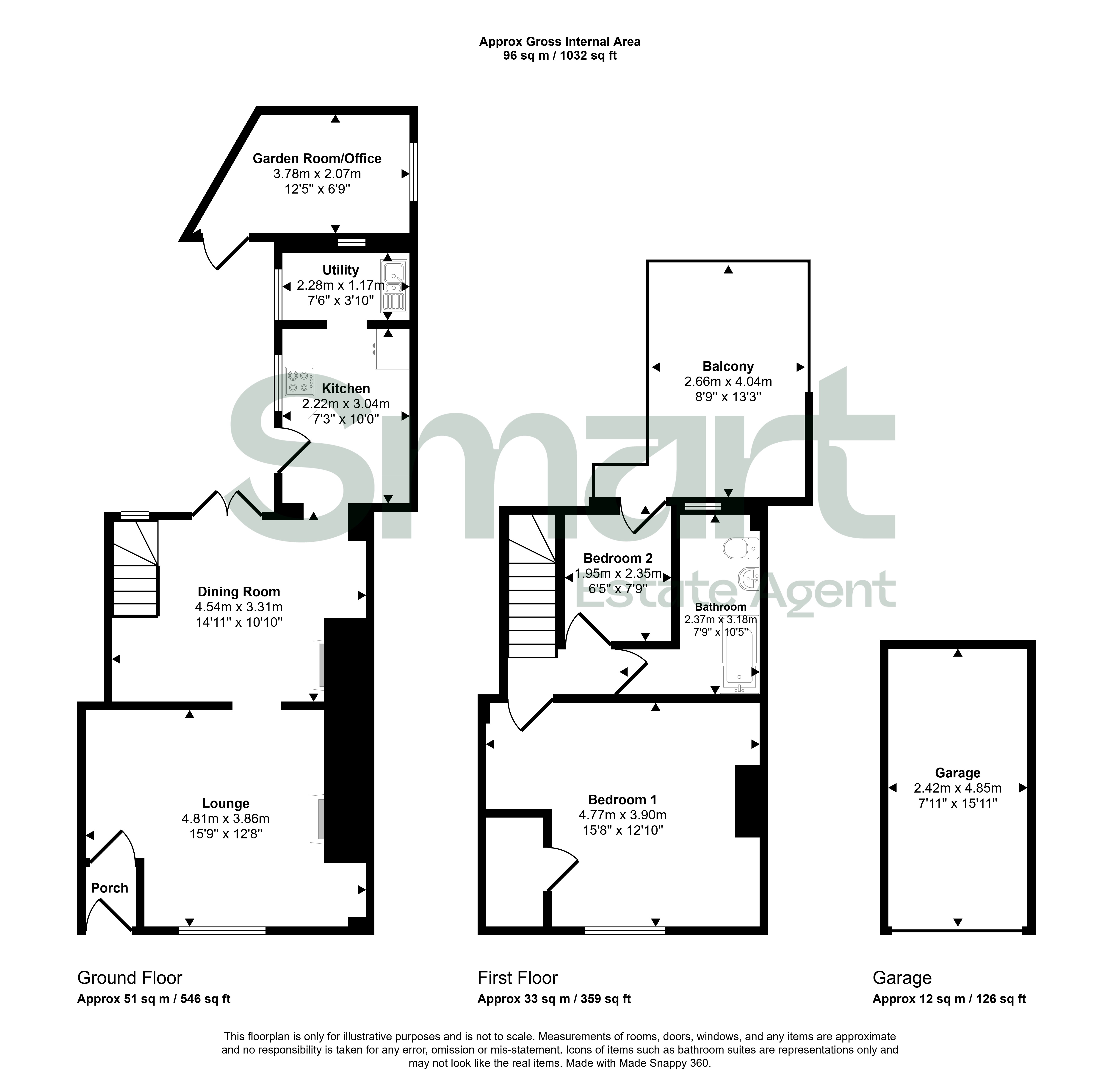 Home Cottage, Bullen Street, Exeter floorplan