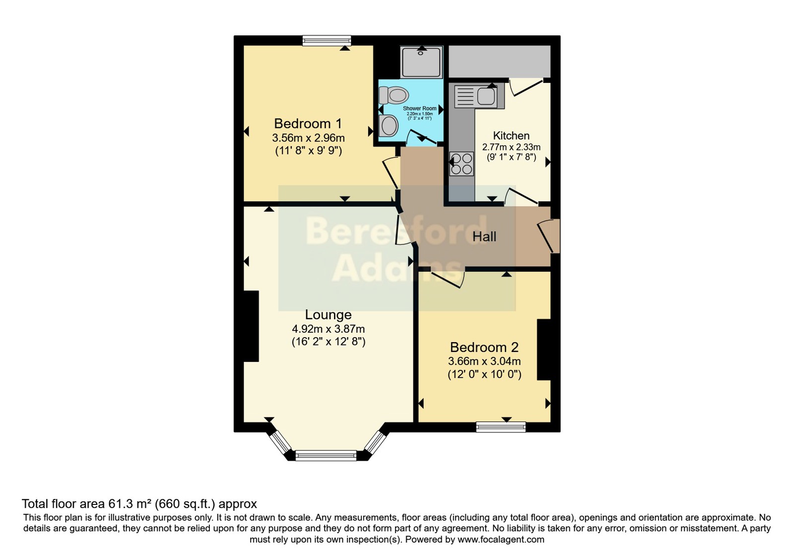 Apartment 6, St. Anns Apartments, 7, Augusta Street, Conwy floorplan