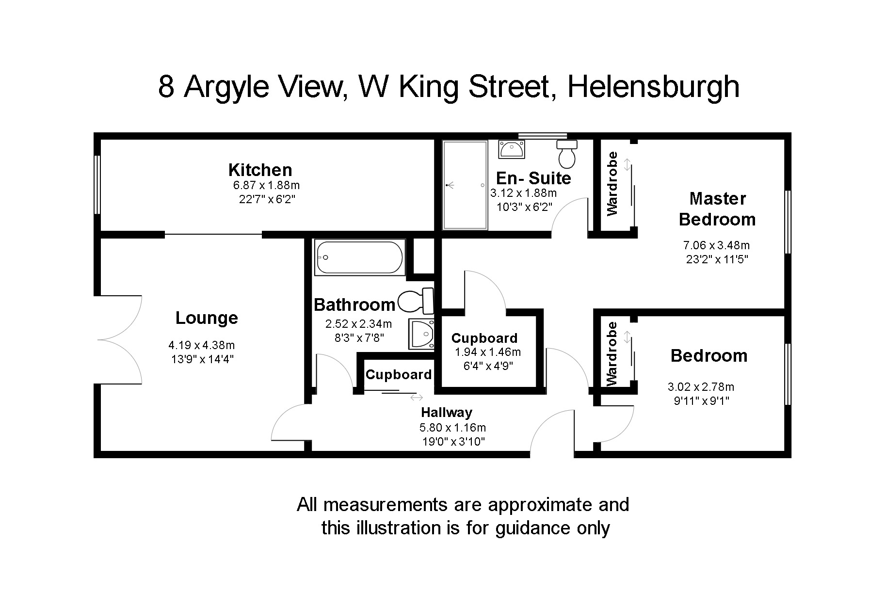 West King Street, Helensburgh G84, 2 bedroom flat for sale 61997650