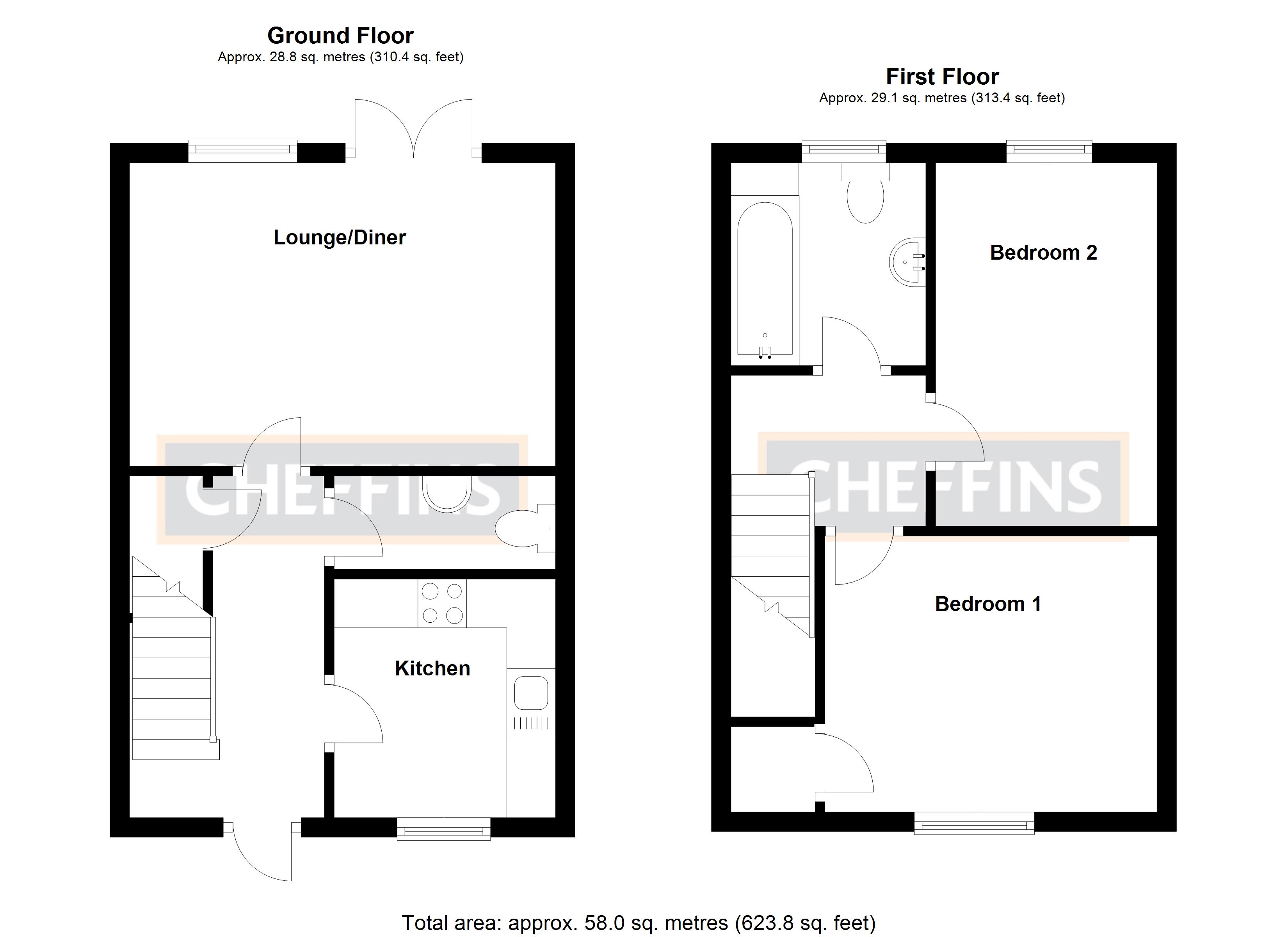 Tennyson Place, Ely CB6, 2 bedroom end terrace house for sale