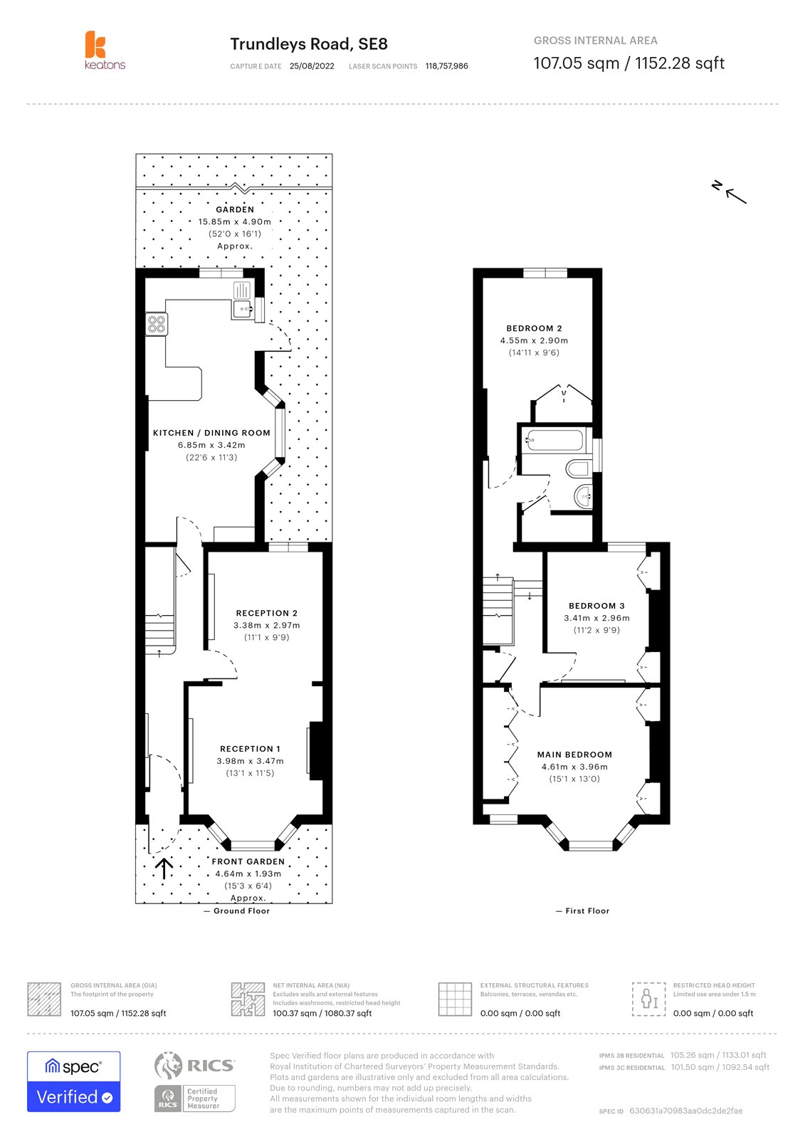 Trundleys Road, London SE8, 3 bedroom terraced house for sale