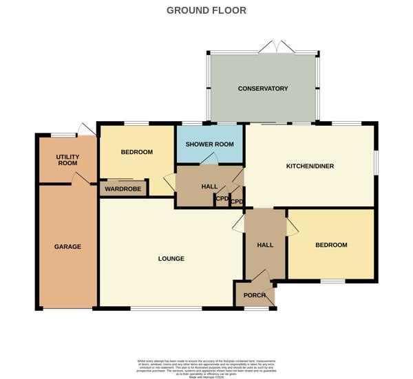11, Edinburgh Close, St. Austell floorplan