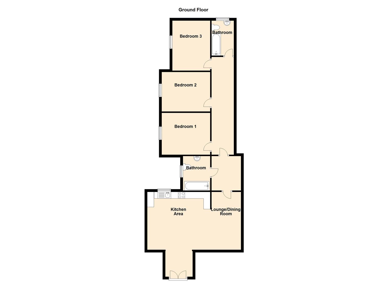 Flat 4, 228, Nelson Road, Gillingham floorplan