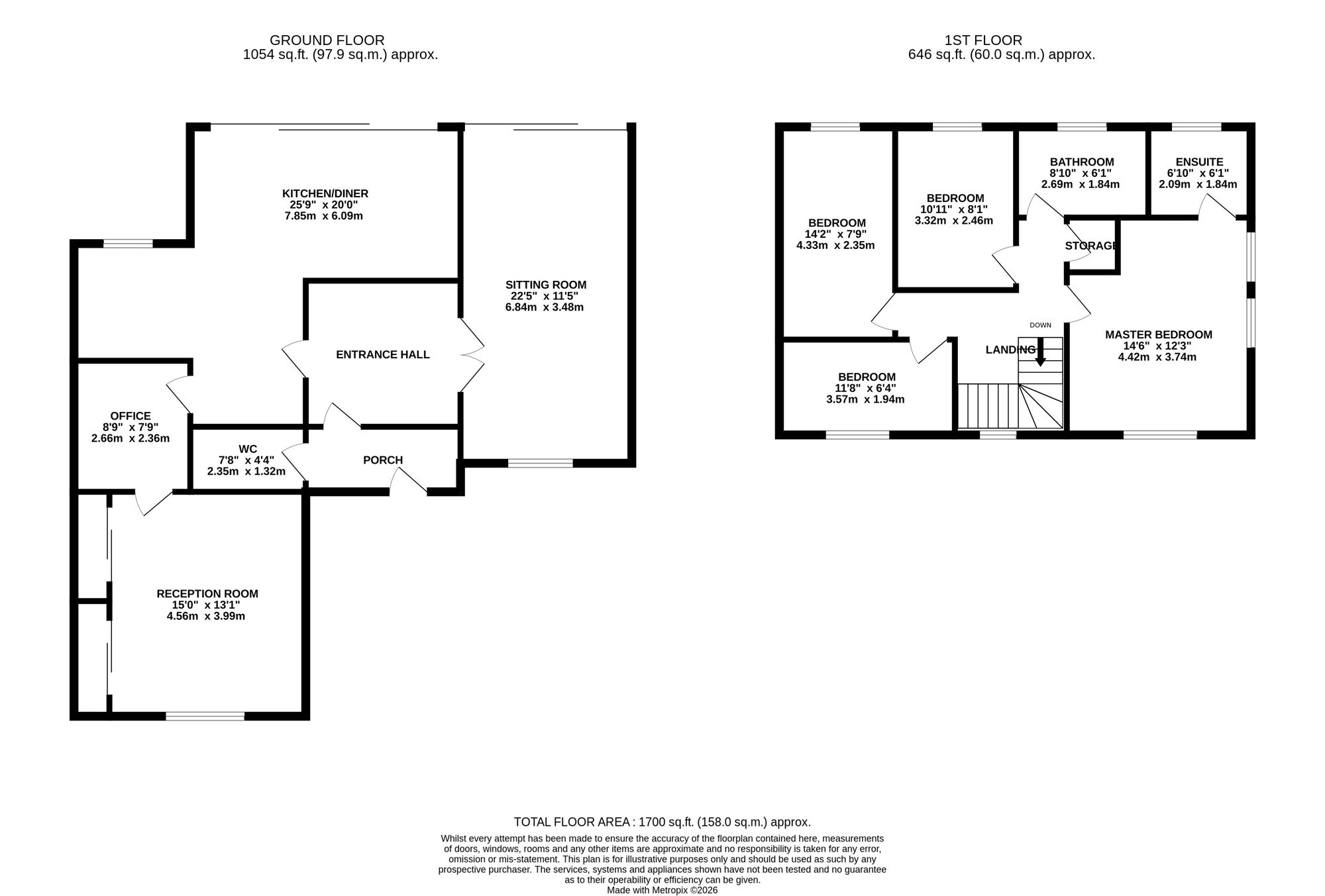1 Thorn Lea, Manchester floorplan