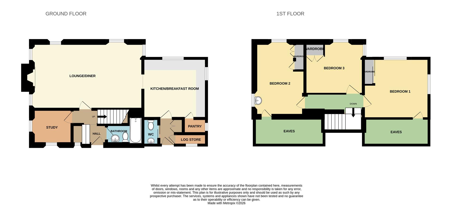 Brook Cottage, Sampford Spiney, Yelverton floorplan