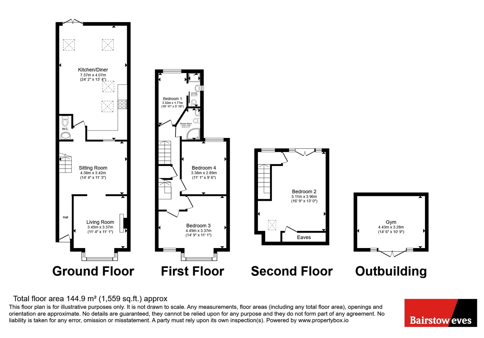 44, Northfield Road, London floorplan