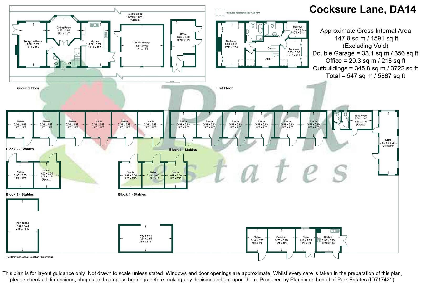 Chase Park House & Stables, Cocksure Lane, Sidcup floorplan