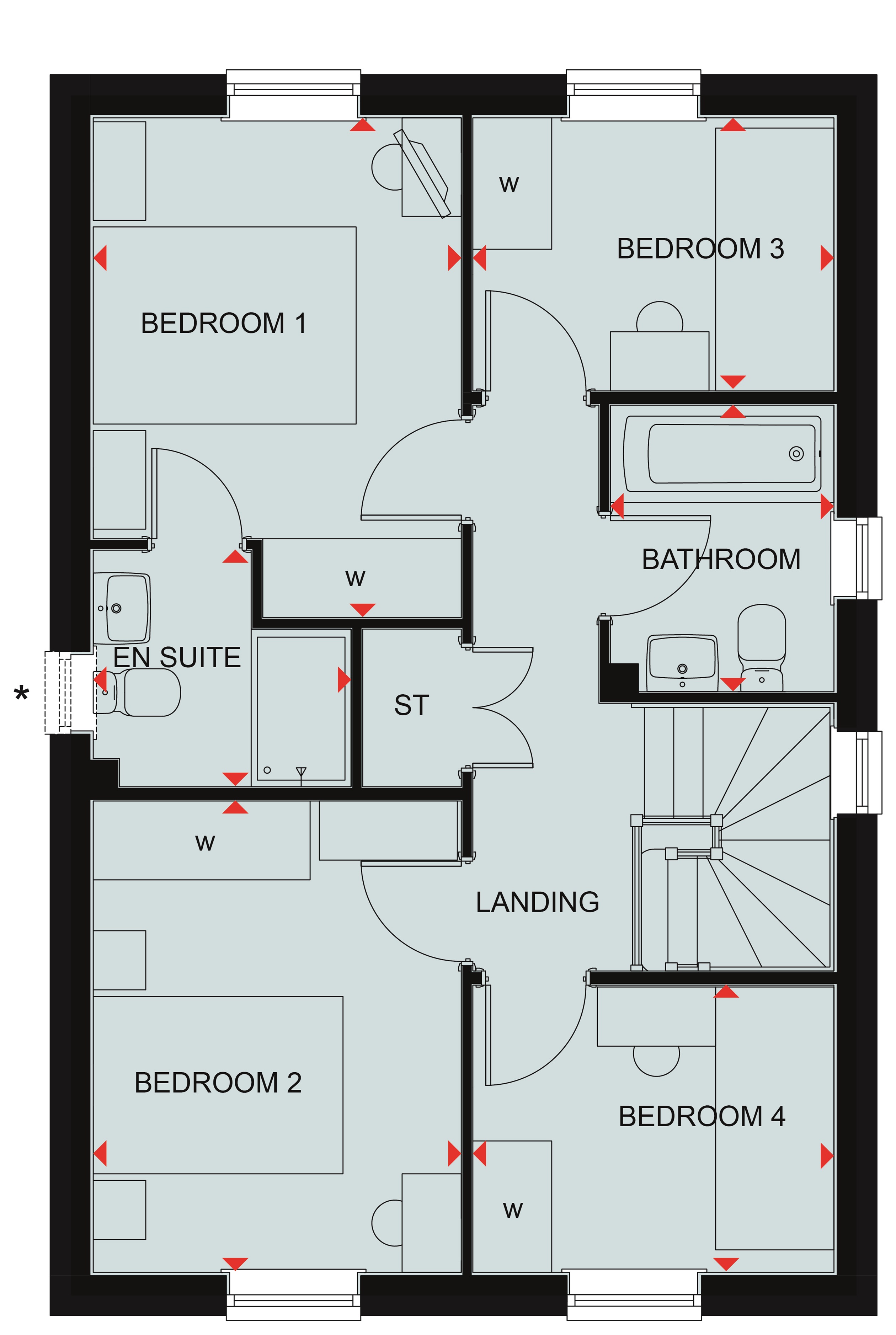H830857, York Way, Northampton floorplan