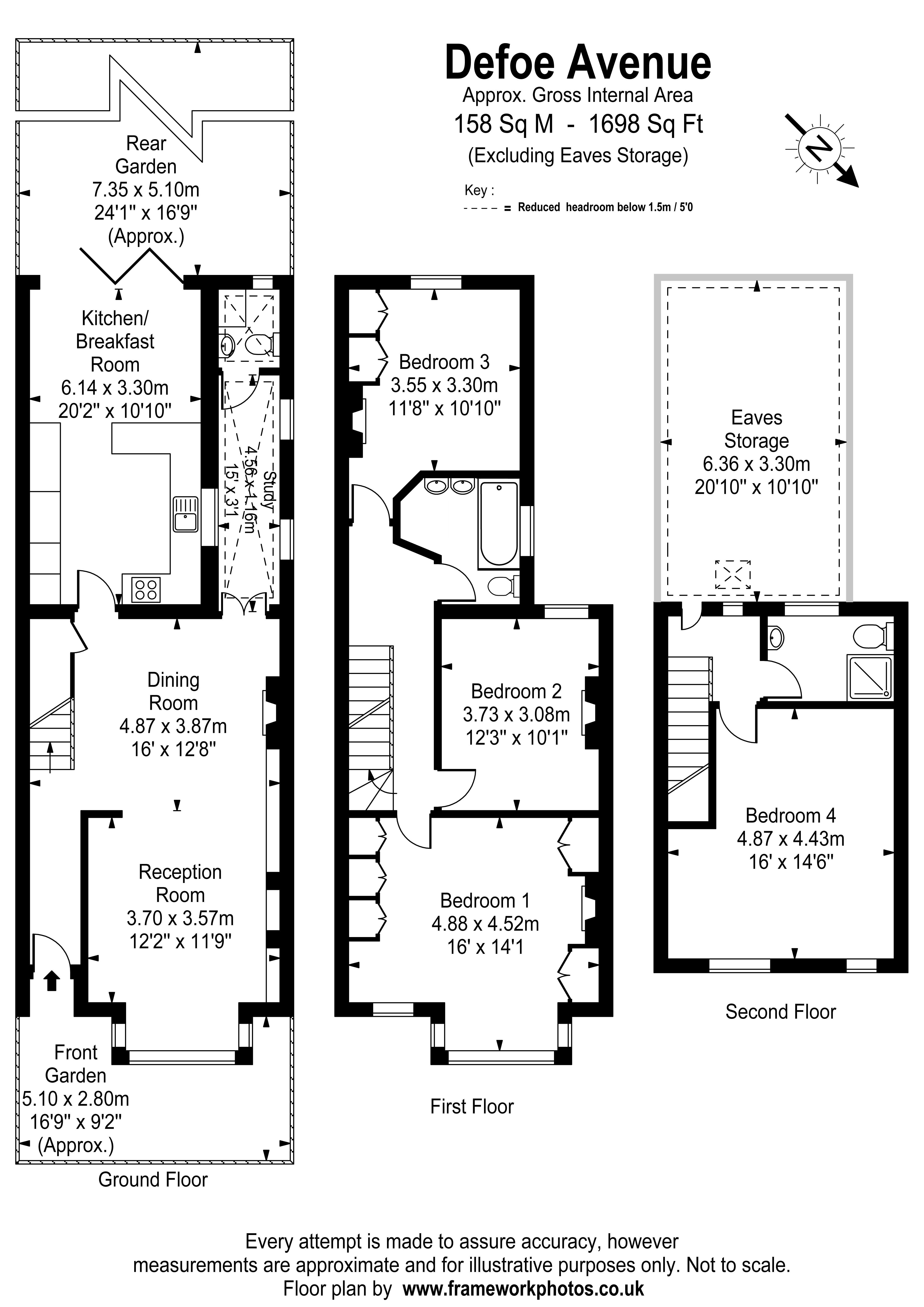 49, Defoe Avenue, Surrey floorplan
