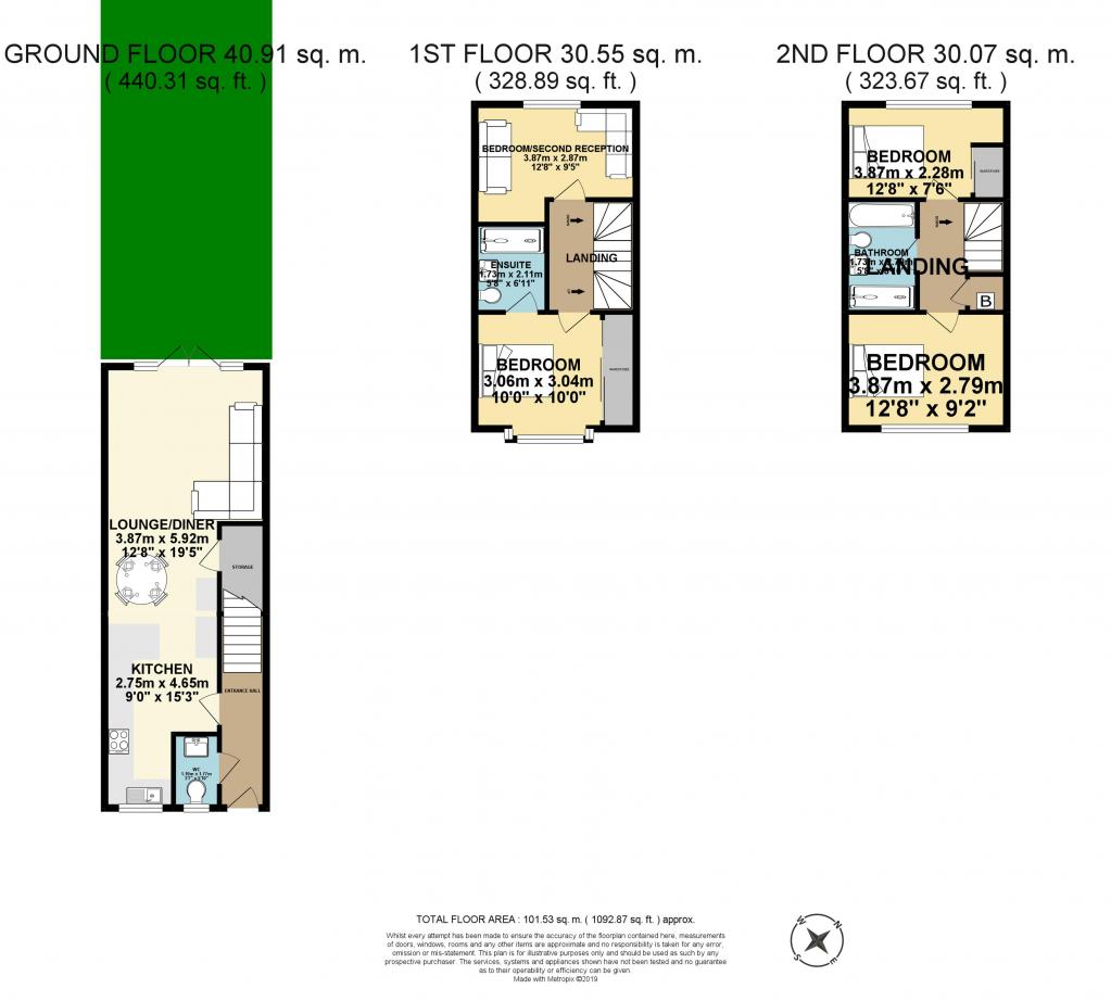 4 Bedrooms Town house for sale in Sierra Road, High Wycombe HP11