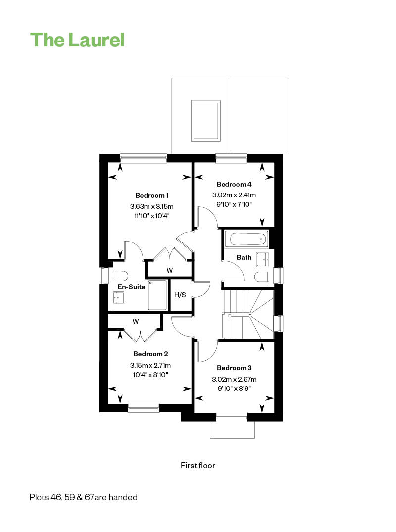 67, Woodlark Way, Finchampstead, Wokingham, Rg40 4By floorplan