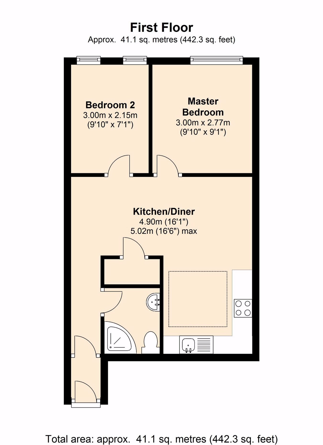 2 Bedrooms Flat to rent in High Street, Acton W3
