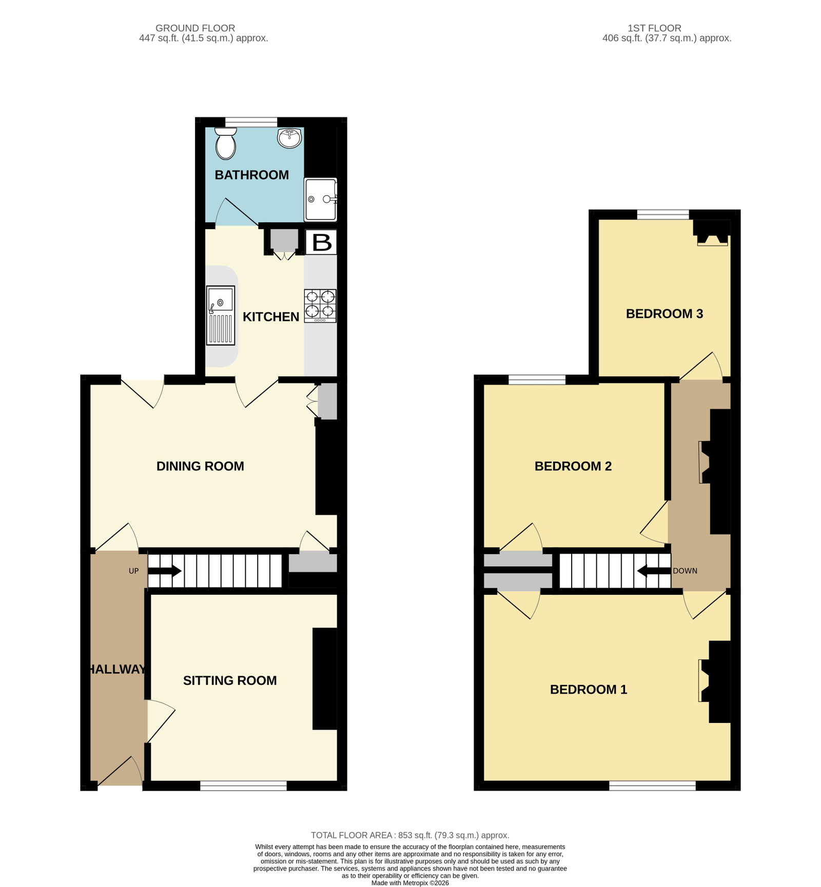 1, New Street, Canterbury floorplan