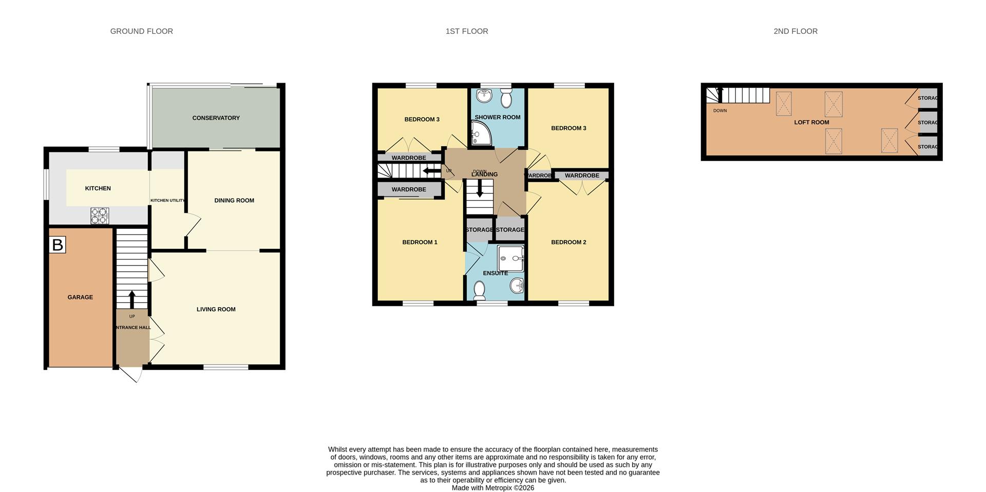 3, Tyneham Close, Weymouth floorplan